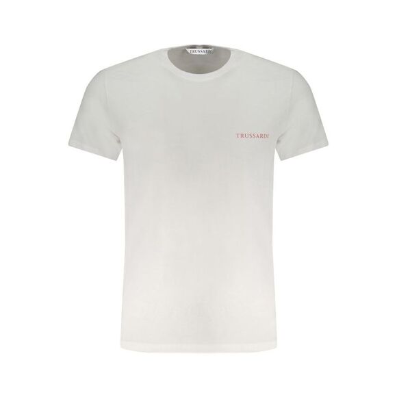 Trussardi White Cotton Men Men's T-Shirt